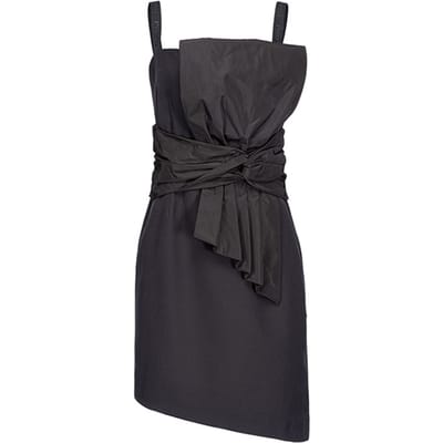 PINKO Epidendrum Dress Black Maat: 38 | Mini Jurken Outlet | Dames | Zwart