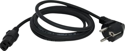 Scanpart C15 stroom kabel 2 meter - Met stekker - Speciaal geschikt voor gourmet of bakplaat - Hittebestendig - Universeel