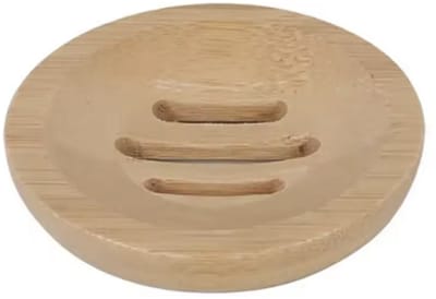 Bamboe zeepbakje - Rond zeep bakje - Bamboe - Houten zeephouder - Badkamer accessoire - Duurzaam - 8CM - CHPN