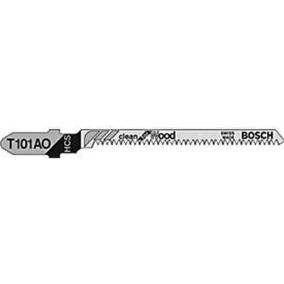 Decoupeerzaagblad T 101 AO totaal l.83mm tand.1,4mm HCS 5 st./kaart BOSCH
