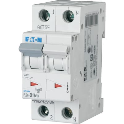 Eaton Plz6-c16/1n-mw - miniature circuit breaker mcb