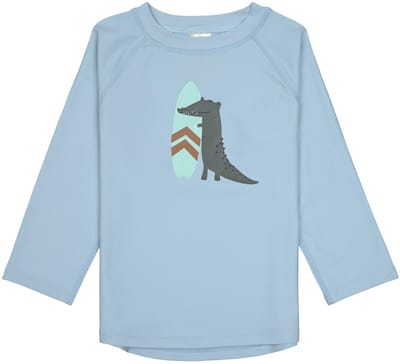 Lässig SPF UV-Shirt longsleeve - Rashguard crocodile sky blue
