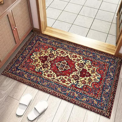 Deurmat Retro Stijl Perzisch Tapijt Voor Huisdecoratie Vloermat Voor Slaapkamer Beddeken Voor Studeerkamer Entree Vloermat 40x60cm 16x24inch