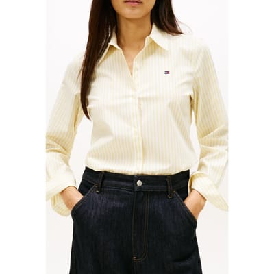 Tommy Hilfiger Essential Poplin Regular Shirt Classic Yellow Taglia: 34 | Magliette intime Outlet | Donna | Giallo