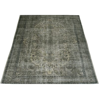 Vloerkleed Mila Green 200 x 290 cm - Laagpolig Synthetisch Vloerkleed – Vintage / Oosters Design