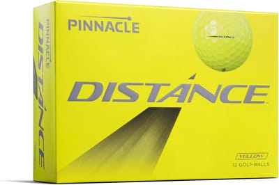 Afstandsgolfballen Geel - 15 Stuks voor Maximale Slagkracht