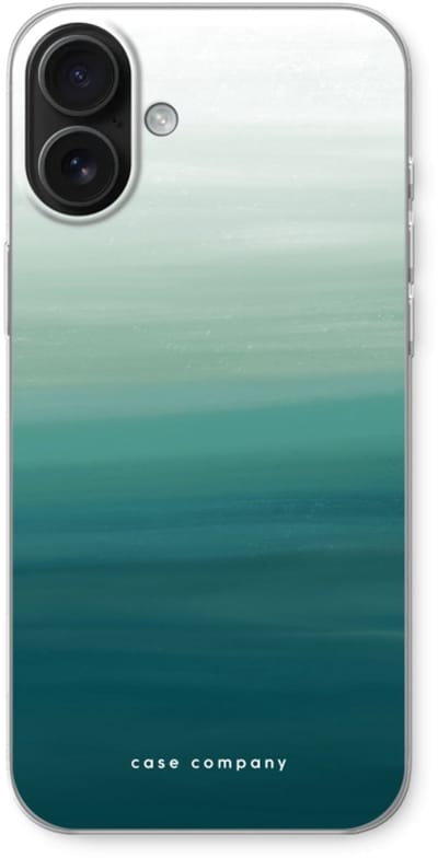 Case Company® - Hoesje geschikt voor iPhone 16 Plus hoesje - Ocean - Soft Cover Telefoonhoesje - Bescherming aan alle Kanten en Schermrand