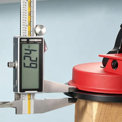 Vloer Reparatiegereedschap - Voegentrekker Teller - Vloeren Leggen - Versterkte Structuur - 7cm en 9.5cm - Rood