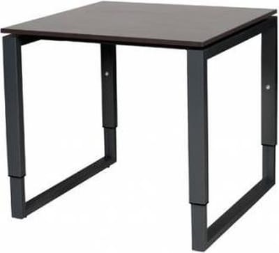 Verstelbaar Bureau - Plus 80x80 logan - zwart frame