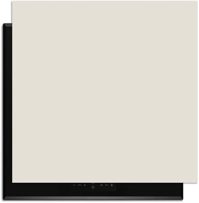KitchenArt - Cannoli Cream – Inductie Beschermer - 59x52 cm - Kookplaat Beschermer - Luxe Afdekplaat Inductieplaat - Anti-slip & Oprolbaar - Beschermmat Inductiekookplaat