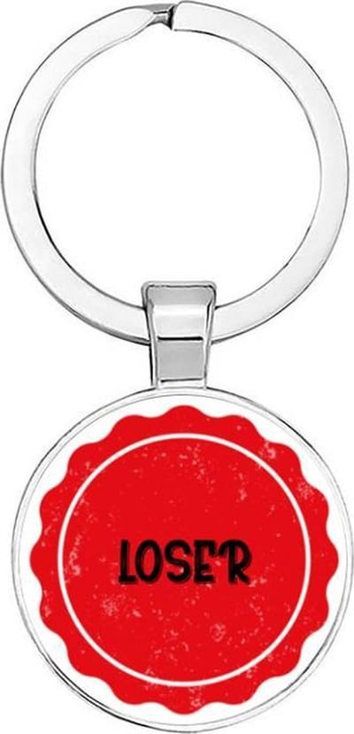 Akyol - loser Sleutelhanger - Beroepen - Loser - de grootste loser die je kent - loser - sukkel - verliezer - 2,5 x 2,5 CM