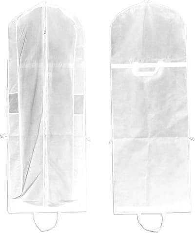 Kledinghoes - Stofhoes Jurk - Jurk Beschermen - Ademende Stof - 150 cm - Wit