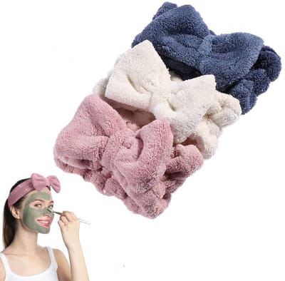 Dailygoods- Hoofdband Elastisch - Make-up Hoofdband - Soft Spa Hoofdband - Dames/Meisjes - Lichtgewicht - Geschikt voor Gezichtsverzorging - Haarband
