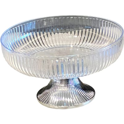 Coupe à fruits haut de gamme vintage Ménage Assiettes à fruits à pied haut Coupe à fruits sur piédestal pour pièce maîtresse de table Décorations de salon
