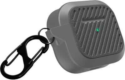 Robuuste Beschermhoes met Karabijnhaak voor AirPods 3 - Schokabsorberend en Draadloos Oplaadbaar