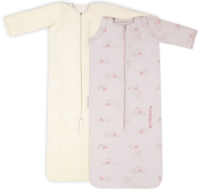 Puckababy Bag 4 Seasons slaapzak baby (6m-2.5j) - Swans - TOG 0.25-2.0 - 4 seizoenen