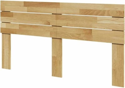 Hoofdeinde Massief Hout - Houten Paneel Bed - Bed Compleet Maken - Sterk Eikenhout - 135 cm - Bruin