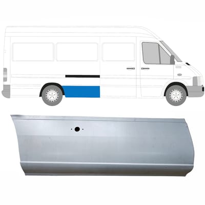 Reparatiepaneel achter spatbord met gat voor Volkswagen LT 1996-2005 / Rechts