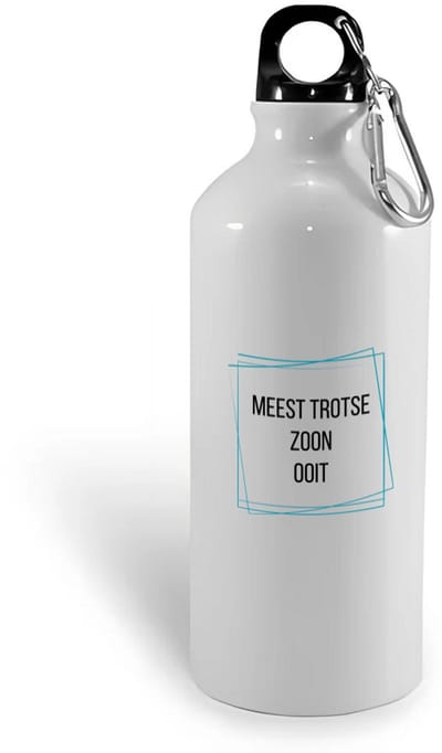 Hacebo® - meest trotse zoon ooit waterfles - Zoon - trotse zoon - verjaardagscadeau - verjaardag - cadeau - cadeautje voor zoon - zoon artikelen - kado - geschenk - gift - water fles - 400ML