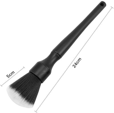 TLVX Zachte Professionele Auto Borstel 24CM / Detail Brush / Krasvrij Schoonmaken / Auto Detailing / Interieur / Dashboard / Exterieur / Velgen / Logo’s / Tankdop / Plastic delen / Stofvrij maken / Wasbaar / Herbruikbaar / 1 stuks