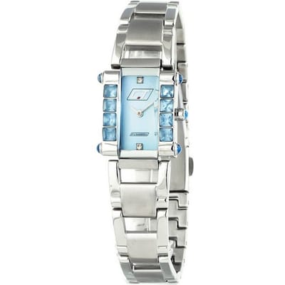 Horloge CHRONOTECH CC7040LS-01M. Kwarts, Kleur blauw. Vrouw. white