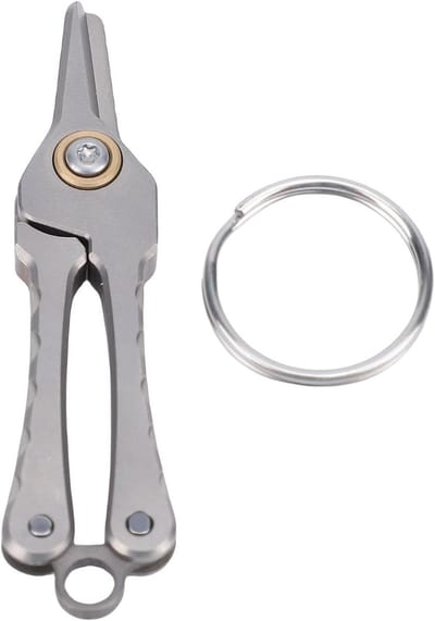 Neushaartrimmer Schaartje - Mini Knipapparaat - Gezichtsverzorging Thuis - Titanium Legering - 60 x 15 mm - Metaal