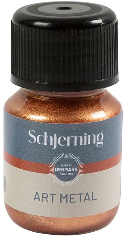 Metaalverf - Medium Goud - Glanzende Verf - Voor Diverse Oppervlakken - 30ml - Art Metal - Waterbasis - Perfecte Dekking - Eenvoudig aan te Brengen