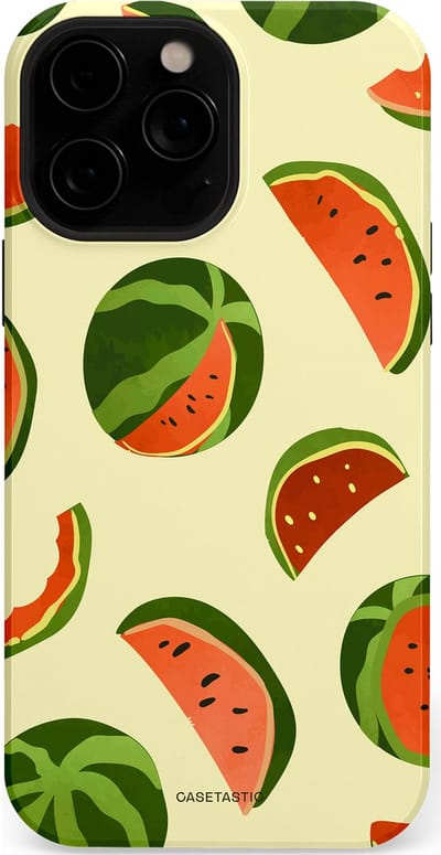 Casetastic Hoesje Geschikt voor Apple iPhone 13 Pro Max Magsafe - Stijlvolle Beschermende Duo-layer Case - Watermeloen Festijn