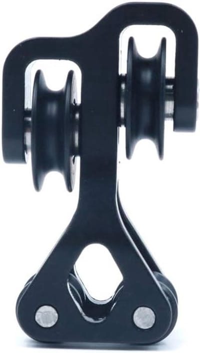 Allecta - Compound Boog Aluminium Boogschieten Boog Kabel Glijbaan String Splitter Bowstring Pijl Katrol Zwart.