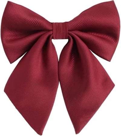 Vrouwelijke verstelbare strik voor schooluniform, cosplay kostuum en serveerster stijl in rood - Eén maat