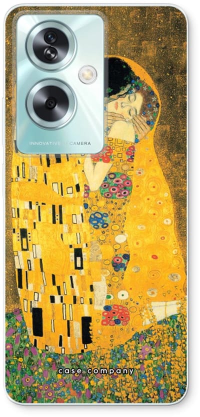 Case Company® - Hoesje geschikt voor Oppo A79 hoesje - Der Kuss - Soft Cover Telefoonhoesje - Bescherming aan alle Kanten en Schermrand
