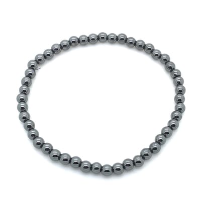 Hematiet edelstenen armband 4 mm aardend en beschermend