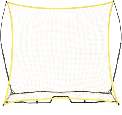 Voetbal Rebounder, 2.1x2.1 Meter - Draagbaar IJzer/Polyster Frame - Met Tas - voor Solo Of Team Training