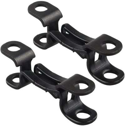 Dailygoods- Connector - 2 Sets - Onzichtbare Fittings - Geschikt voor Paneelmeubels - Mangaanstaal - Eenvoudig te Installeren - Groefgrootte 60*10*13.5mm - Meubelverbinder
