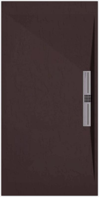 Sanifun douchebak Stone Side Chocolate Slate 1000 x 700 S