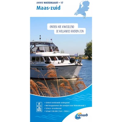 ANWB Waterkaart 17 Maas-Zuid