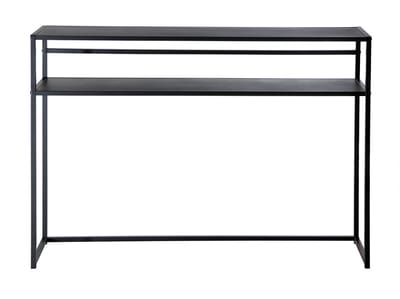 CALICOSY - Zwarte metalen console L112 cm - OLLI