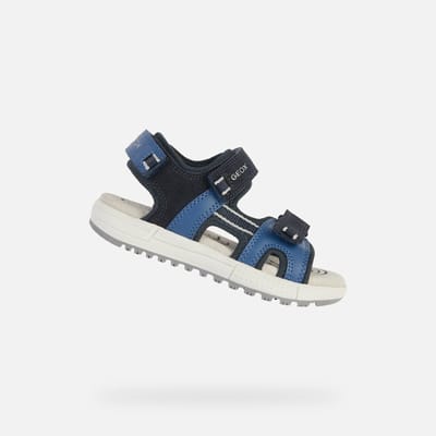GEOX SANDAL ALBEN JONGENS Sandalen - MARINEBLAUW/DONKERBLAUW - Maat 35