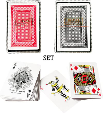 Plastic Speelkaarten set van 2-pak - waterdicht - 100% plastic - Playing-cards - Pokerkaarten