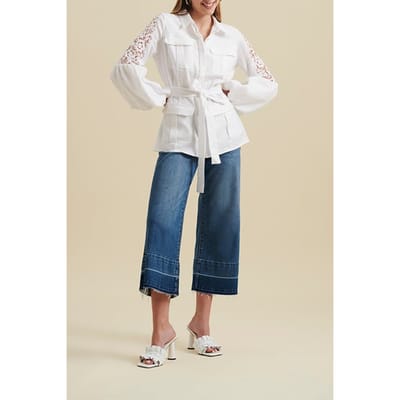 Anne Fontaine Euskadi White Size: 36 | Overshirts Outlet | Dames | Wit