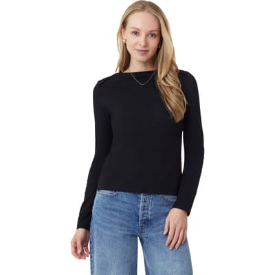 Scotch & Soda Boat Neck Top Black Night Taglia: L | Maglie a manica lunga Outlet | Donna | Nero