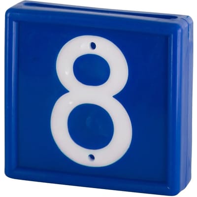 Genummerde markeerkraag om op de armband te schuiven Kerbl N°8 (x10)
