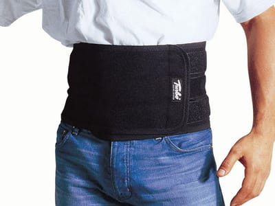 Thermo Rugsteunriem Zwart - Voor Ondersteuning en Comfort
