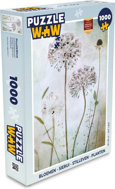 Puzzel Bloemen - Sierui - Stilleven - Planten - Legpuzzel - Puzzel 1000 stukjes volwassenen