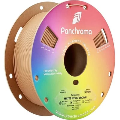 Polymaker CA04041 Panchroma™ Matte Filament PLA kunststof Mat, Gering kunststofgehalte 1.75 mm 1000 g Wood Brown, Bruin 1 stuk(s)