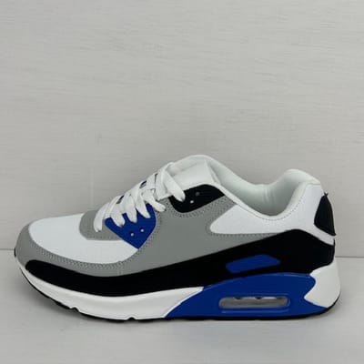 Air sneakers wit grijs blauw (verkrijgbaar van maat 40 t/m maat 45) Grijs / 43
