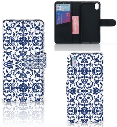 Xiaomi Redmi 7A Hoesje Flower Blue