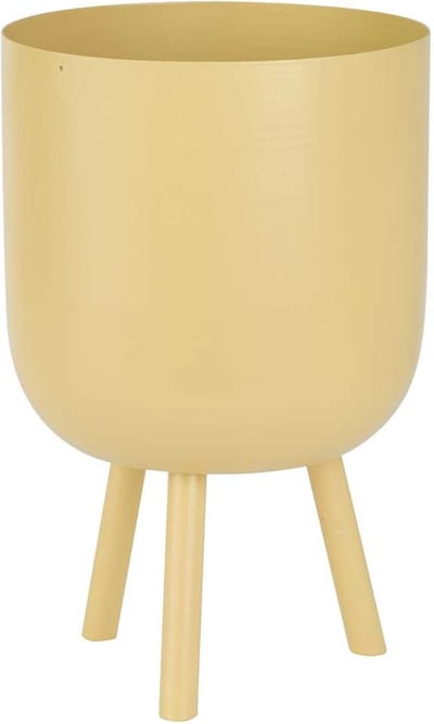 Cosy @ Home Bloempot Oker 19x19xh28cm Rond Met