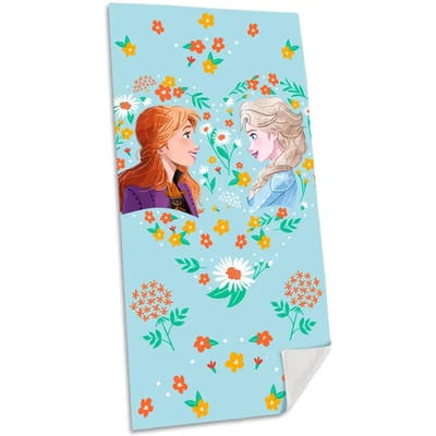 Frozen strandlaken Anne & Elsa 70 x 140 cm