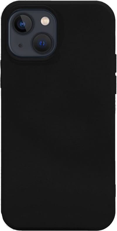 xoxo Wildhearts siliconen hoesje geschikt voor iPhone 13 - Zwart gekleurd hoesje - Backcover - verkrijgbaar in verschillende kleuren - Zwart